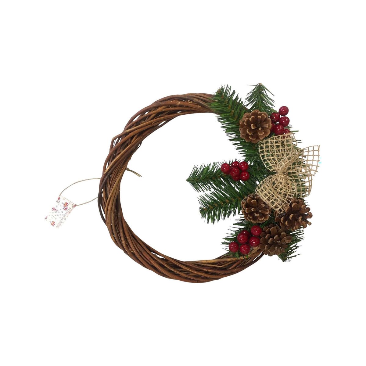Adorno navideño, ornamento de navidad de 30x30x3 cm