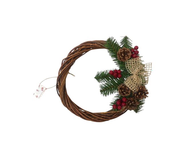 Adorno navideño, ornamento de navidad de 30x30x3 cm