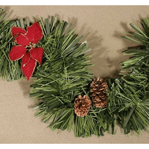 Ornamento de Natal, Ornamento de Natal 500x15x15 cm, Verde e Vermelho
