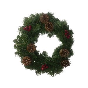 Ornamento de Natal, Ornamento de Natal 35x35x3 cm, Verde e Vermelho