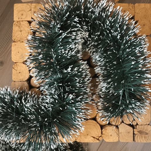 Ornamento de Natal, Ornamento de Natal 1000x10x10 cm, Verde e Branco