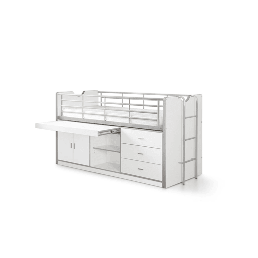 Cama de solteiro infantil BONNY KSB005 90x200 cm Branco