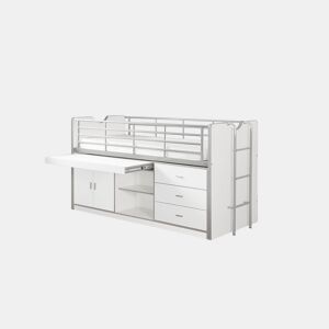 Cama de solteiro infantil BONNY KSB005 90x200 cm Branco