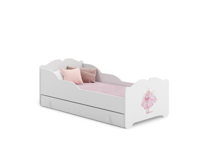 Cama infantil anna ksb001 85x164x63 blanco
