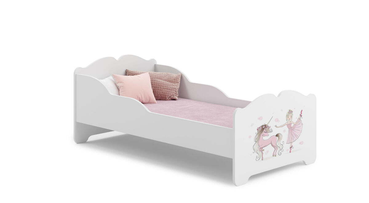 Cama infantil anna ksb001 85x164x63 blanco
