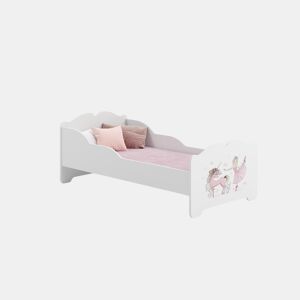 Cama de solteiro infantil ANNA KSB001 80x160 cm Branco