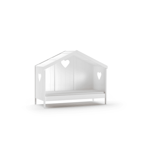 Cama de solteiro infantil AMORI KSB005 90x200 cm Branco