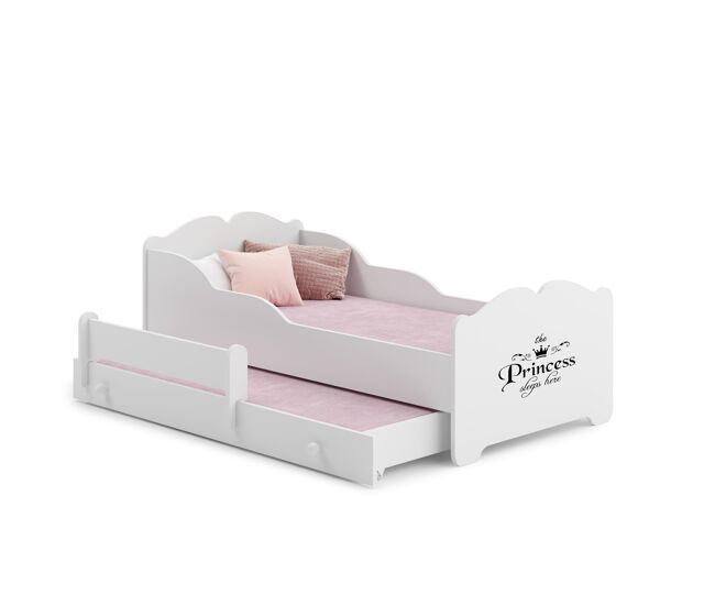 Cama infantil anna ksb001 85x164x63 blanco