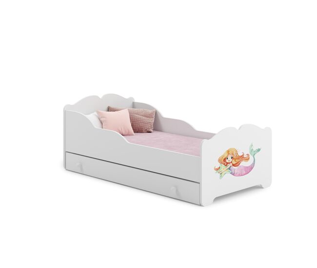 Cama infantil anna ksb001 85x164x63 blanco