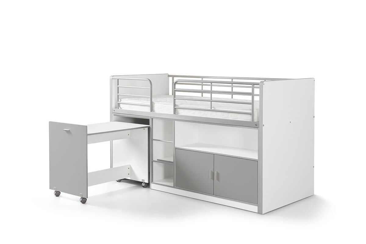 Cama infantil bonny ksb005 96x207x121 gris