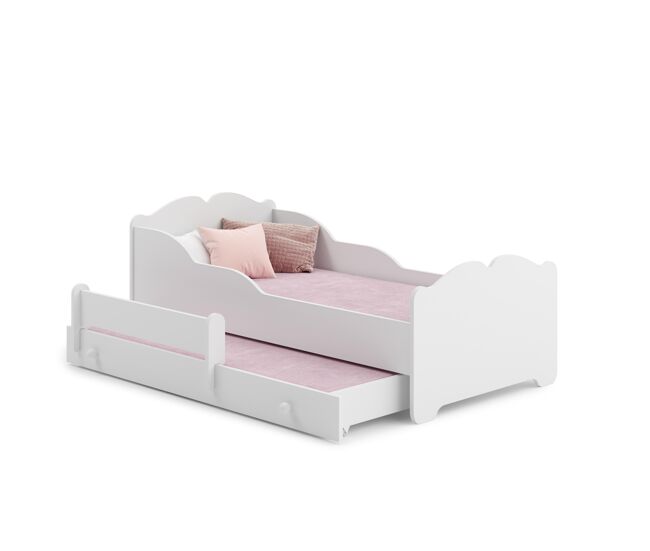 Cama infantil anna ksb001 85x164x63 blanco