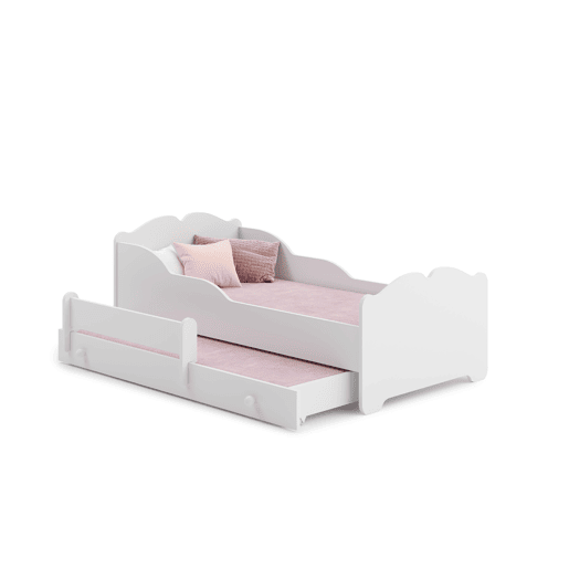 Cama de solteiro infantil ANNA KSB001 80x160 cm Branco
