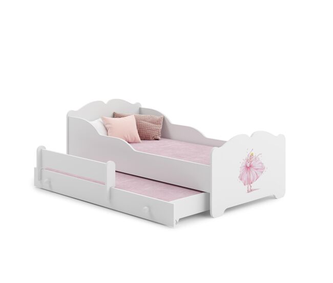 Cama infantil anna ksb001 85x164x63 blanco