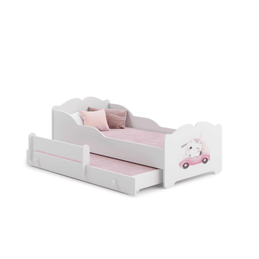 Cama de solteiro infantil ANNA KSB001 80x160 cm Branco