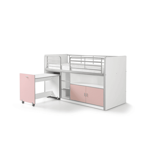 Cama de solteiro infantil BONNY KSB005 90x200 cm Rosa