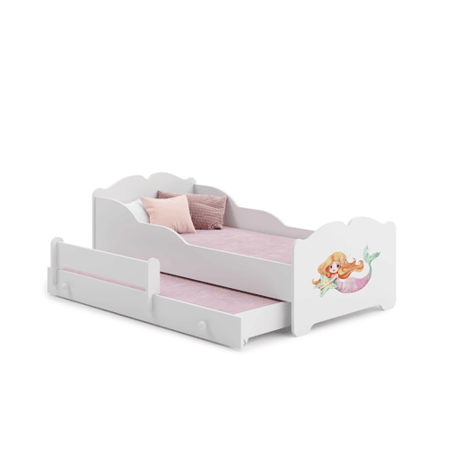 Cama de solteiro infantil ANNA KSB001 80x160 cm Branco