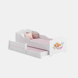 Cama de solteiro infantil ANNA KSB001 80x160 cm Branco