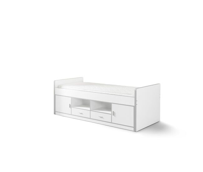Cama infantil bonny ksb005 98x207x79 blanco
