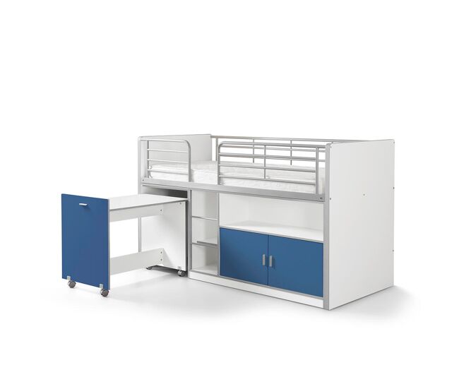 Cama infantil bonny ksb005 96x207x121 azul