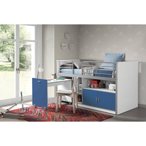 Cama de solteiro infantil BONNY KSB005 90x200 cm Azul