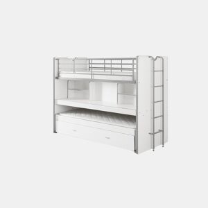 Cama de solteiro infantil BONNY KSB005 90x200 cm Branco