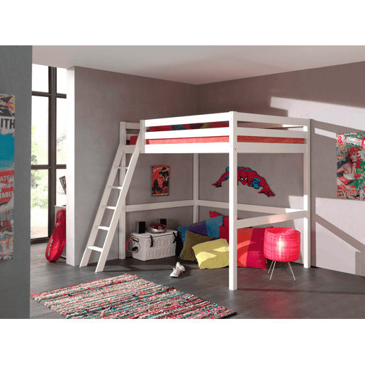 Cama loft PINO LB009 140x200 cm Branco