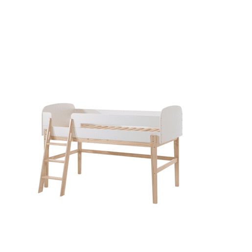 Cama loft KIDDY LB005 90x200 cm Branco