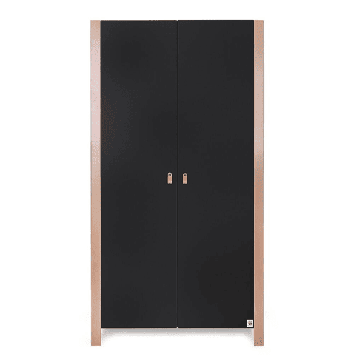 Guarda-Roupa Infantil ETUDE CW96 2D3D6S 96x47x179 Preto