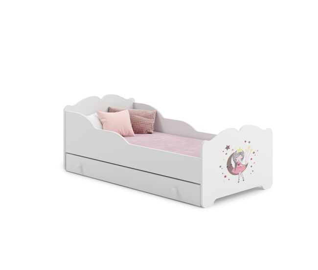 Cama infantil anna ksb015 75x144x63 blanco
