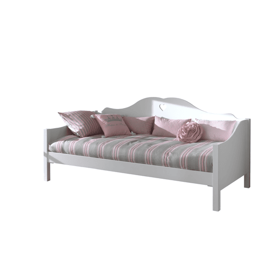 Cama de solteiro infantil AMORI KSB005 90x200 cm Branco