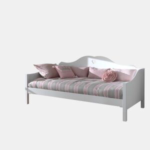 Cama de solteiro infantil AMORI KSB005 90x200 cm Branco