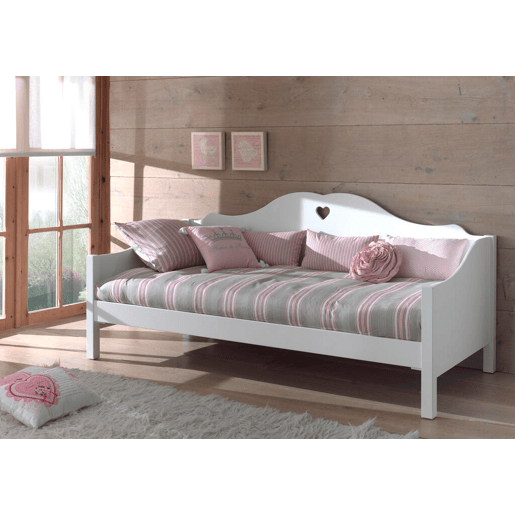 Cama de solteiro infantil AMORI KSB005 90x200 cm Branco