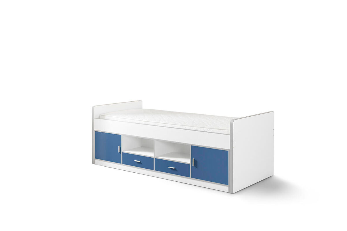 cama infantil bonny ksb005 98x207x79 azul