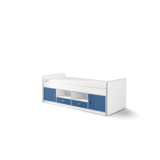 Cama de solteiro infantil BONNY KSB005 90x200 cm Azul