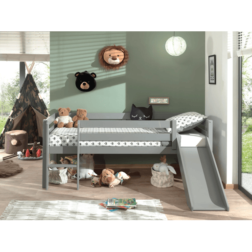 Cama loft PINO LB005 90x200 cm Cinzento Cama loft PINO LB005 90x200 cm Cinzento