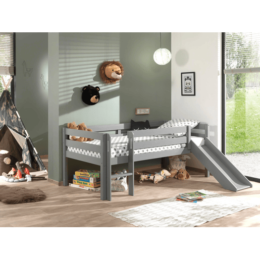 Cama loft PINO LB005 90x200 cm Cinzento Cama loft PINO LB005 90x200 cm Cinzento
