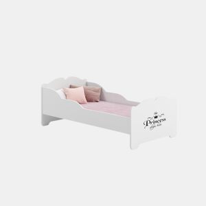 Cama de solteiro infantil ANNA KSB015 70x140 cm Branco