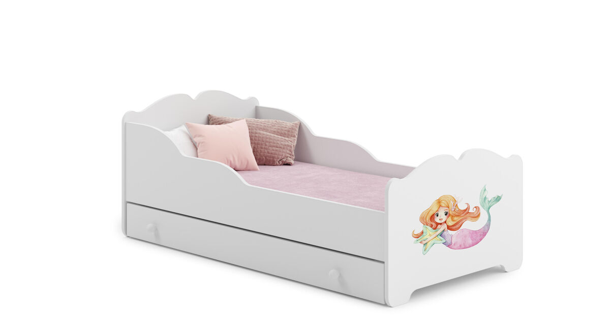 Cama infantil anna ksb015 75x144x63 blanco