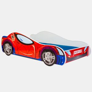 Cama de solteiro infantil CAR KSB001 80x160 cm Vermelho