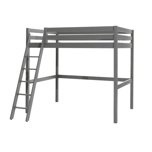 Cama loft PINO LB009 140x200 cm Cinzento