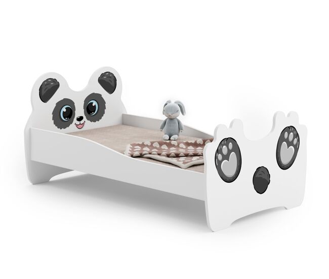 Cama infantil animals ksb001 90x164x70 blanco
