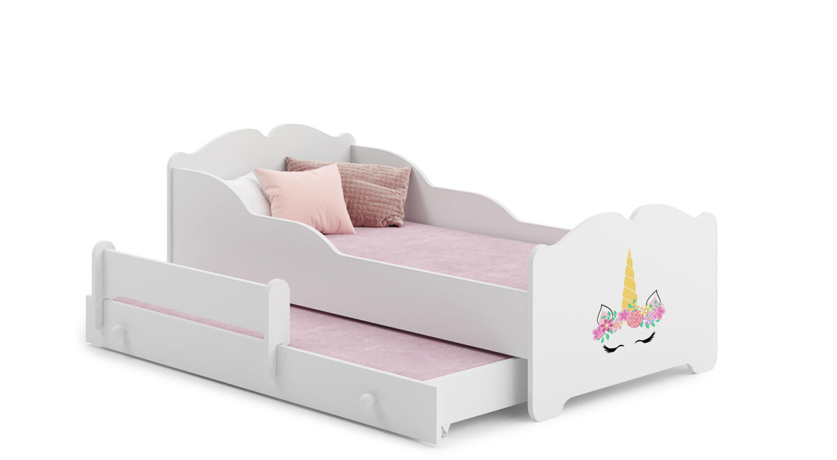 Cama infantil anna ksb001 85x164x63 blanco