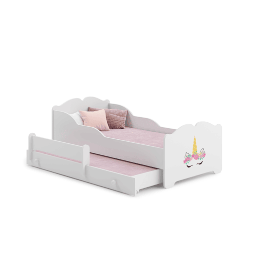 Cama de solteiro infantil ANNA KSB001 80x160 cm Branco