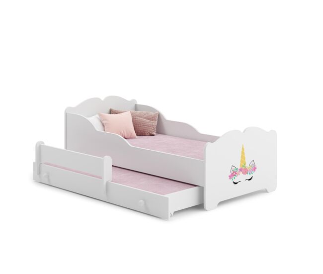 Cama infantil anna ksb001 85x164x63 blanco