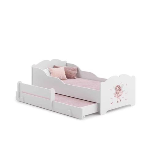 Cama de solteiro infantil ANNA KSB001 80x160 cm Branco