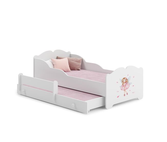 Cama infantil anna ksb001 85x164x63 blanco