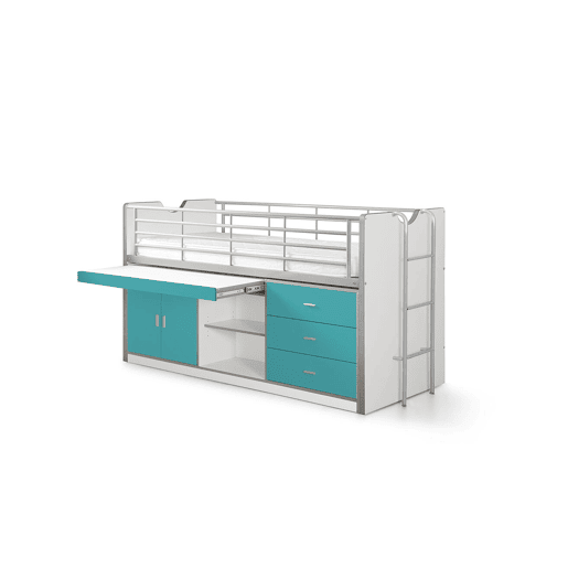 Cama de solteiro infantil BONNY KSB005 90x200 cm Azul