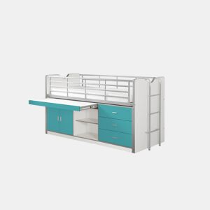 Cama de solteiro infantil BONNY KSB005 90x200 cm Azul