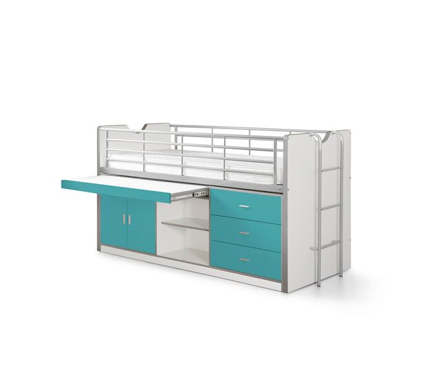 Cama infantil bonny ksb005 96x207x116 azul