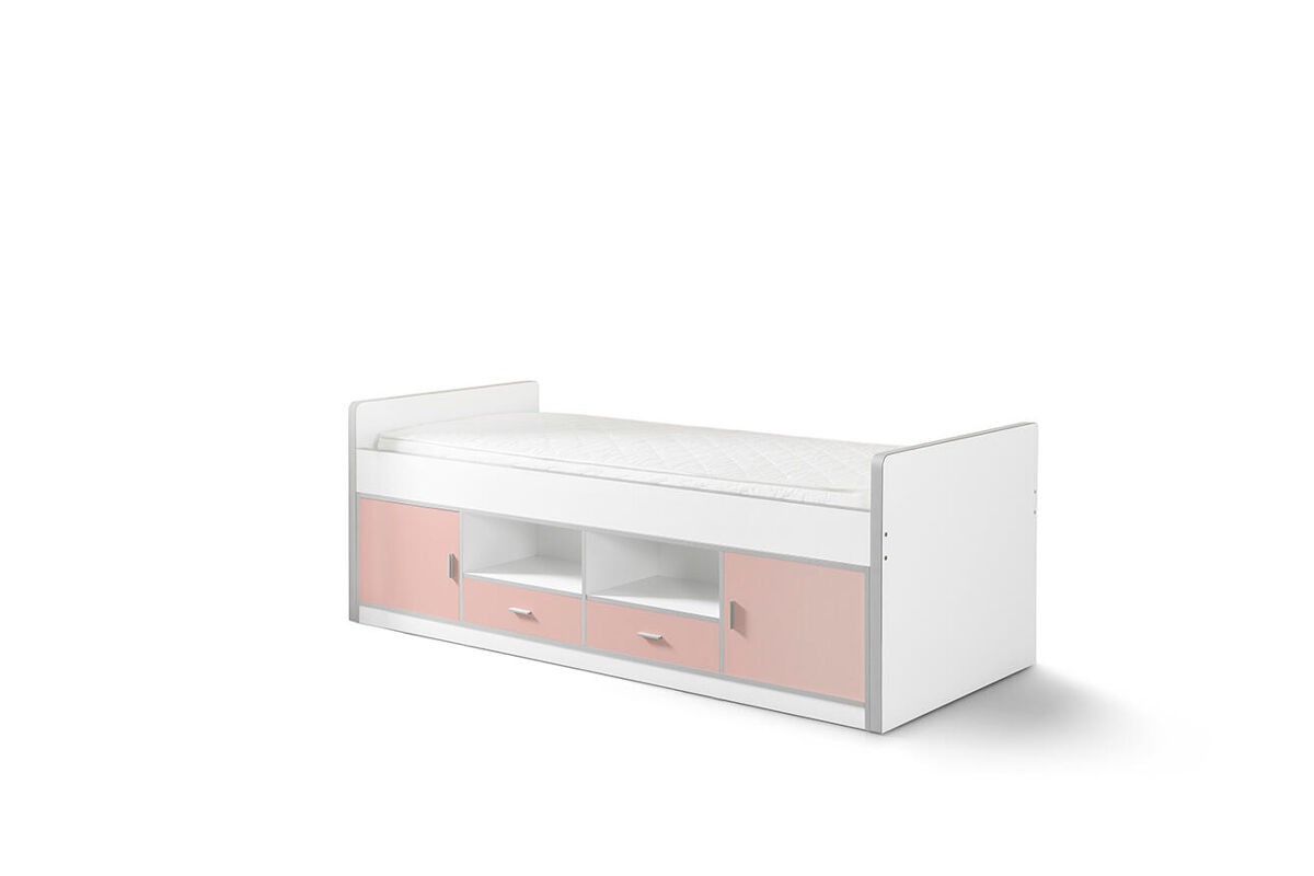 Cama infantil bonny ksb005 98x207x79 rosa